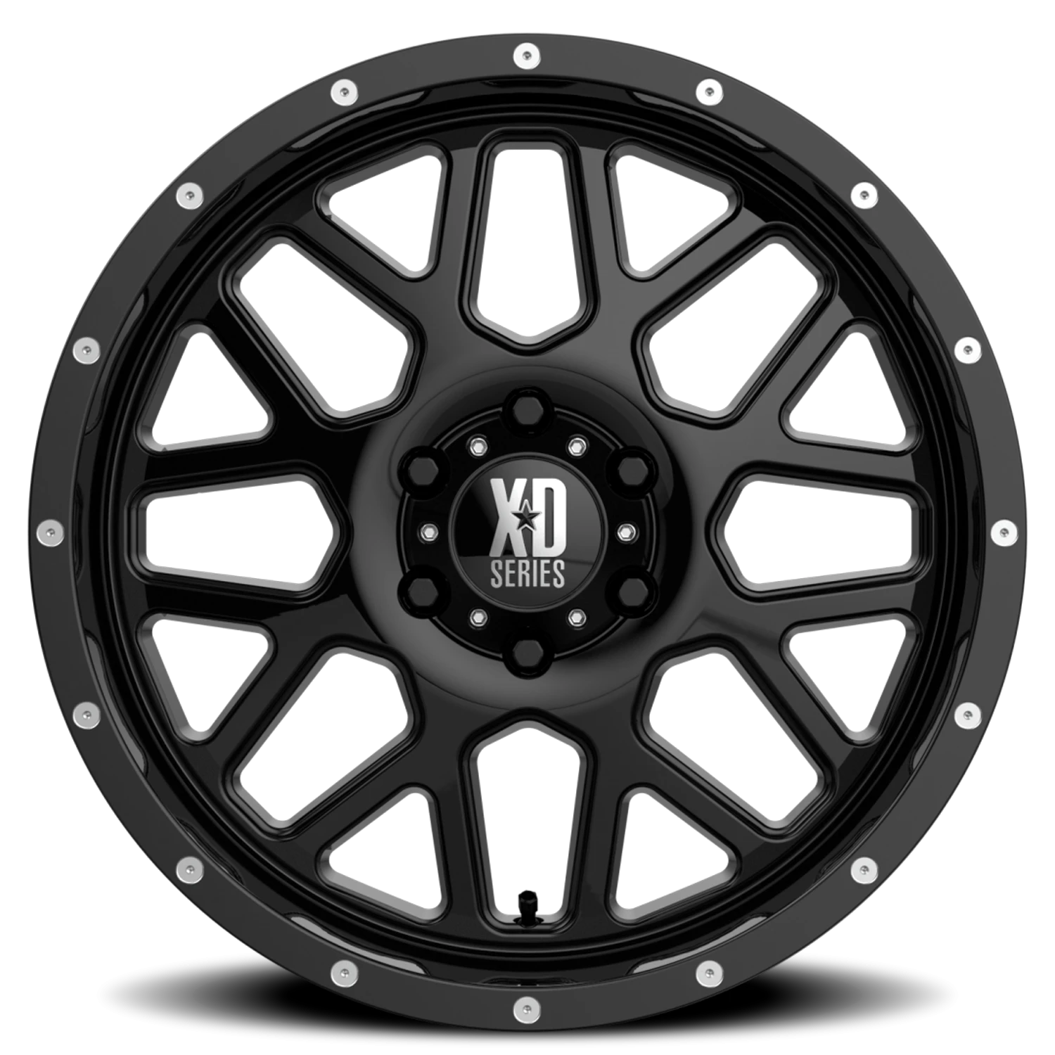 XD Series Grenade 20x10" 5x139.7mm 108mm CB -24mm Gloss Black
