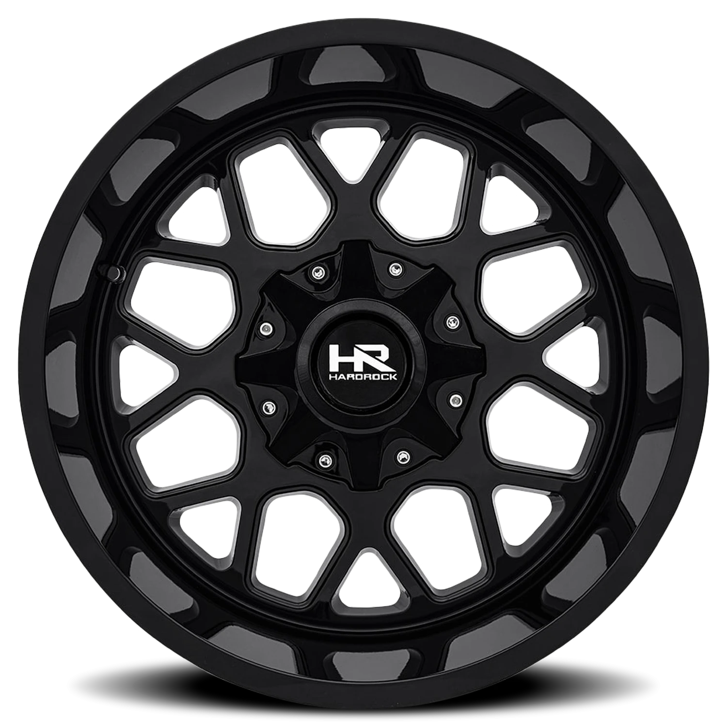 Hardrock Offroad Gunner H705 20x12" 6x135mm 108mm CB -44mm Gloss Black
