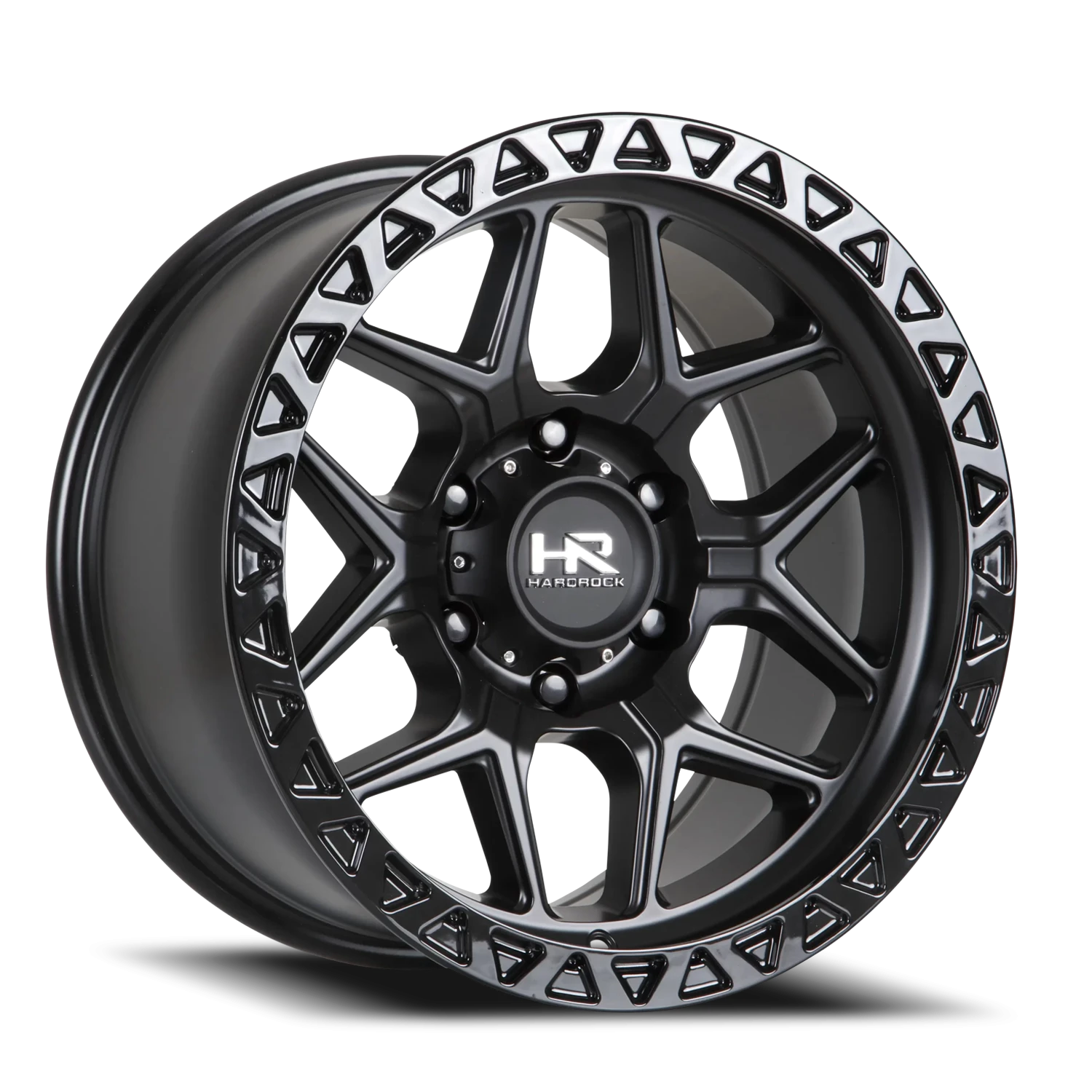 Hardrock Offroad H107 20x10" 5x139.7mm 139.7mm CB -19mm Matte Black