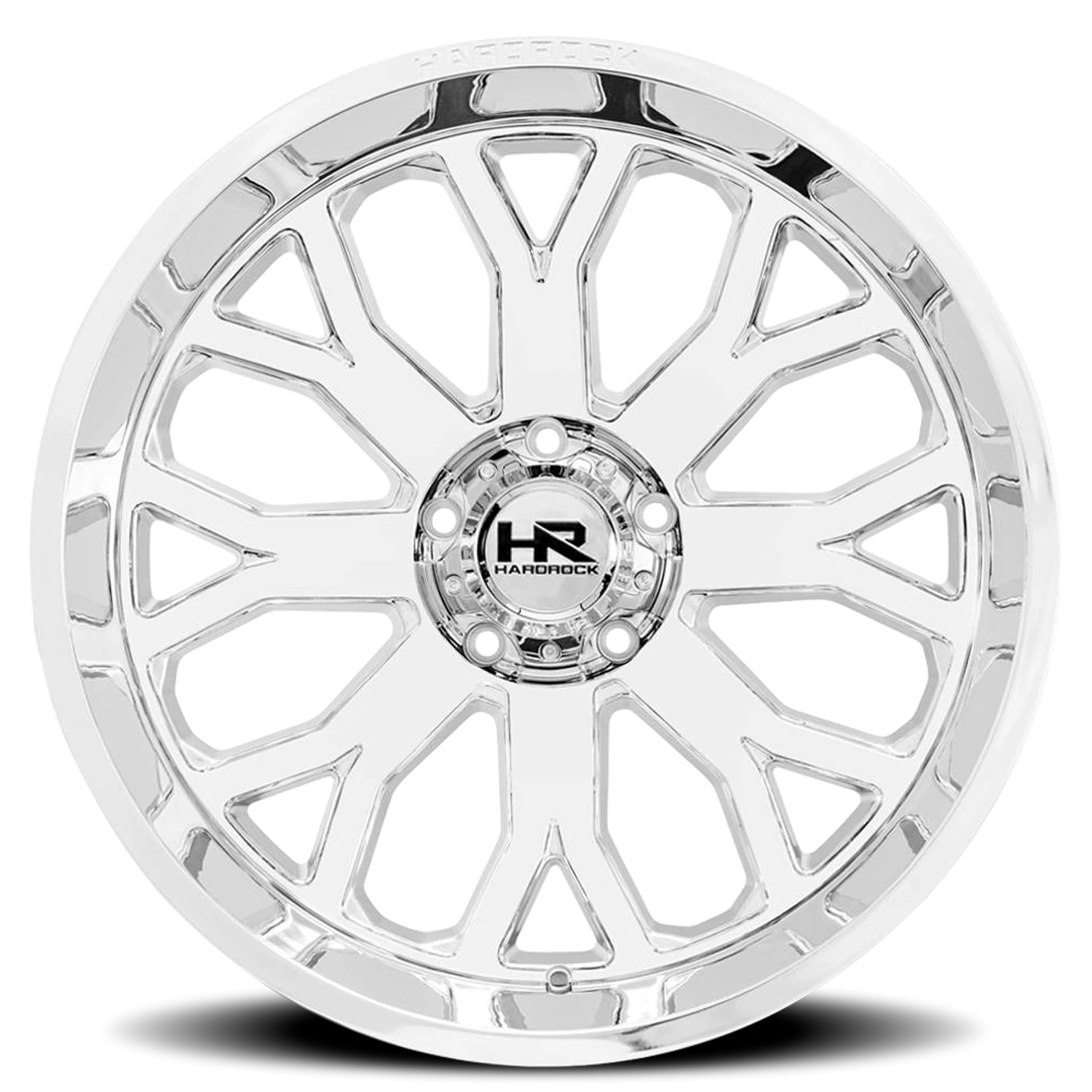 Hardrock Offroad Slammer Xposed H504 20x10" 5x127mm 78.1mm CB -19mm Chrome