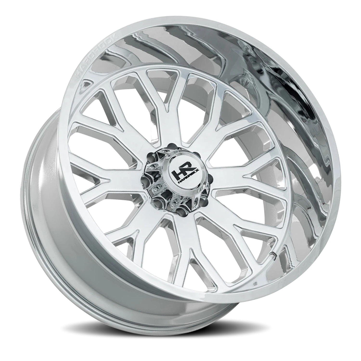 Hardrock Offroad Slammer Xposed H504 20x9" 8x165.1mm 125.2mm CB 0mm Chrome