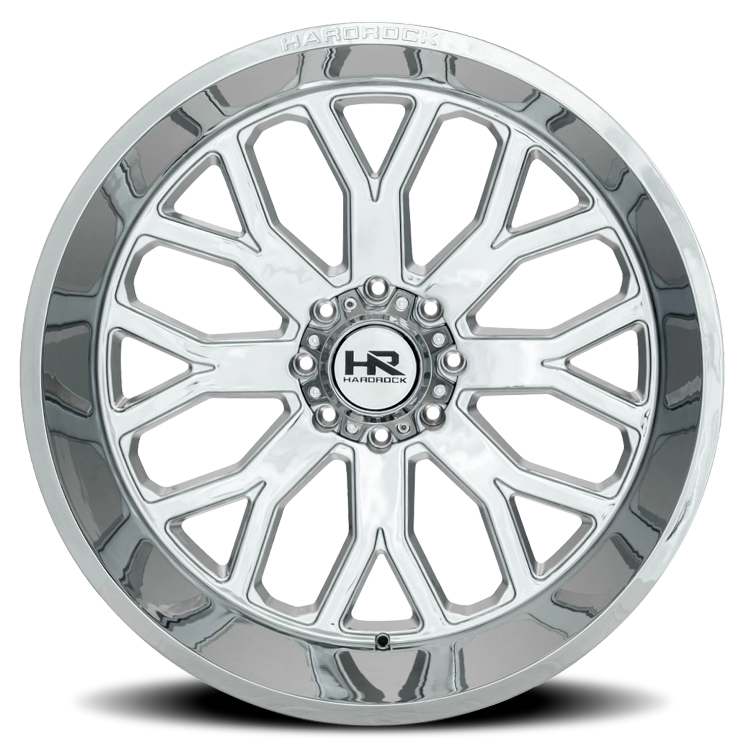 Hardrock Offroad Slammer Xposed H504 20x9" 8x165.1mm 125.2mm CB 0mm Chrome