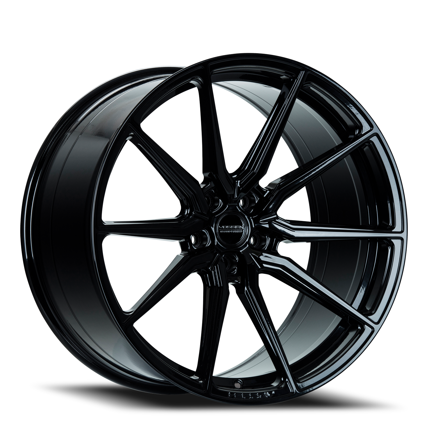 Vossen Wheels HF3 GB 22x10.5 +35 5x127mm 71.6mm Gloss Black - Wheel Warehouse