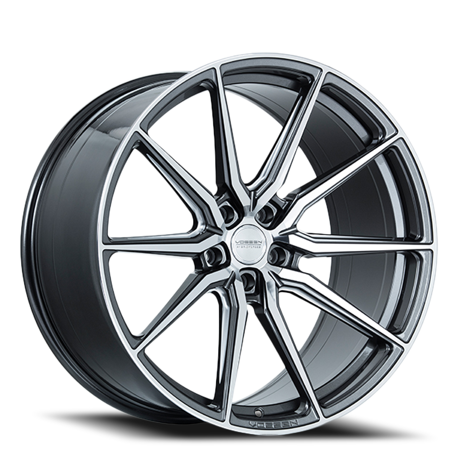 Vossen Wheels HF3 G 19x9.5 +40 5x114.3mm 73.1mm Gloss Graphite - Wheel Warehouse