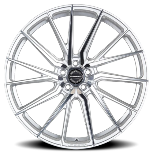 Vossen HF4T 20x10.5" 5x112mm 66.5mm CB +42mm Silver Polished