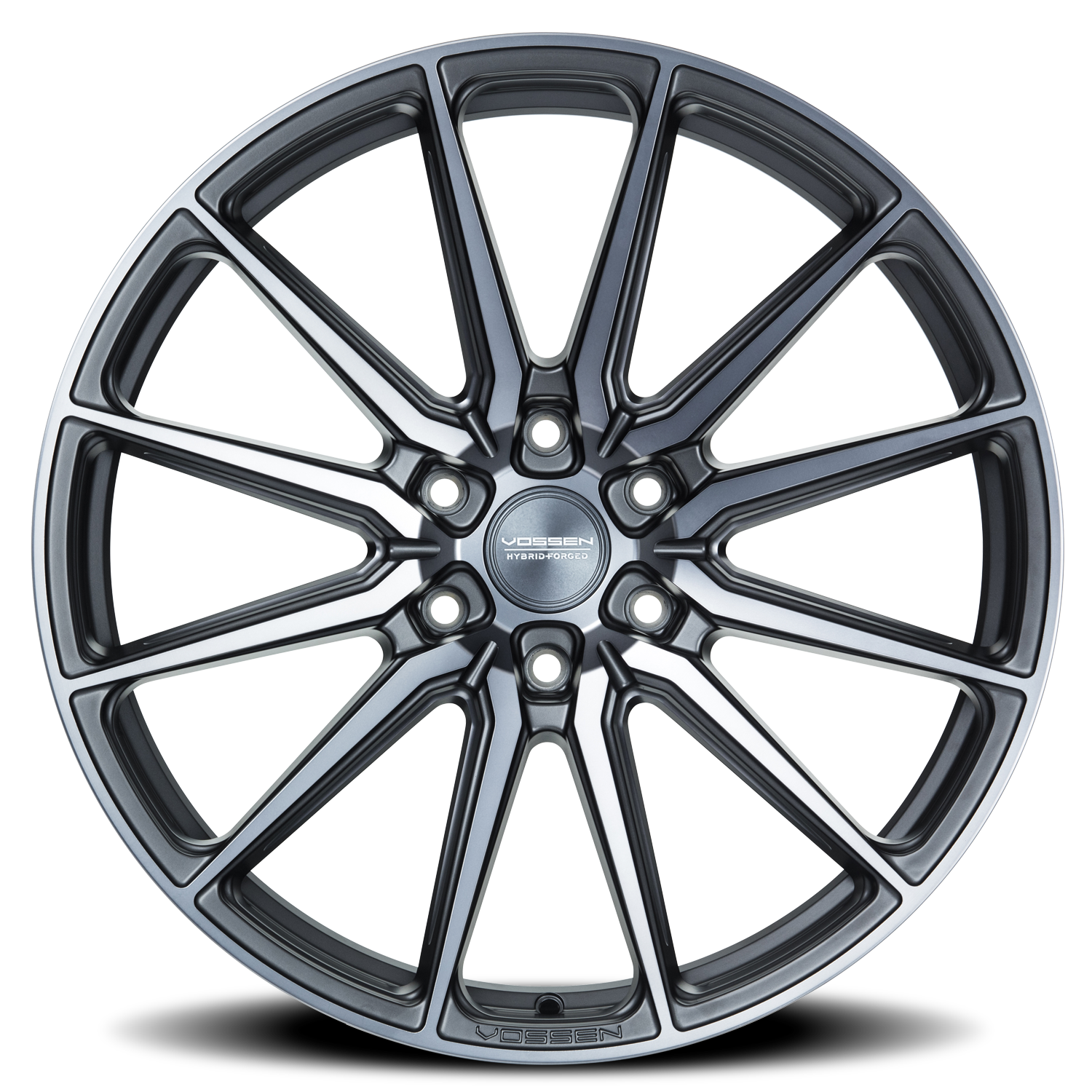 Vossen Wheels HF6-1 MGT 24x10 +25 6x139.7mm 106.1mm Matte Gunmetal Tinted - Wheel Warehouse