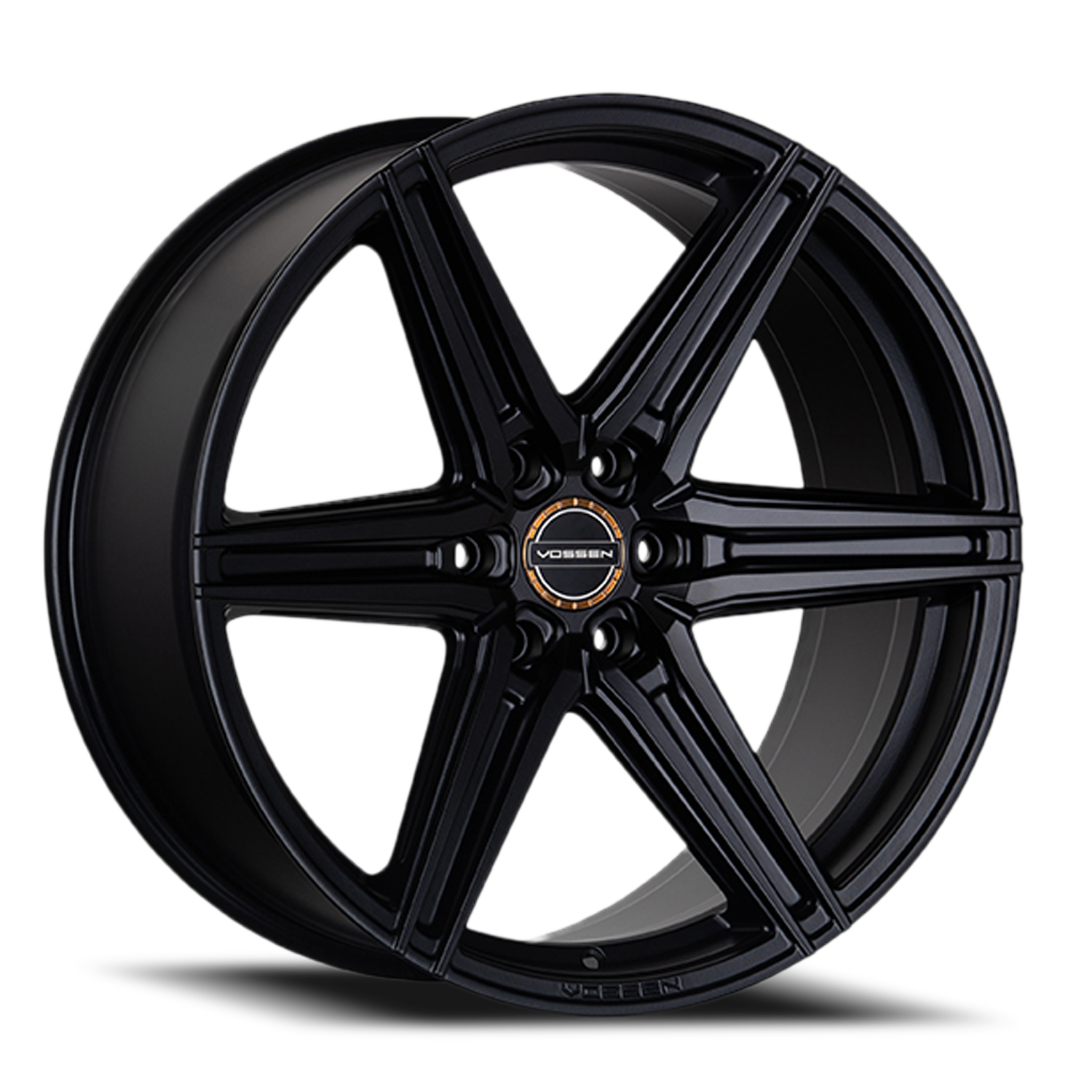 Vossen Wheels HF6-2 SB 24x10 +25 6x139.7mm 106.1mm Satin Black - Wheel Warehouse