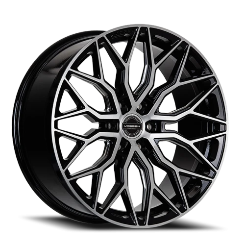 Vossen HF6-3 20x9.5" 6x135mm 87.1mm CB +15mm Matte Black Brushed