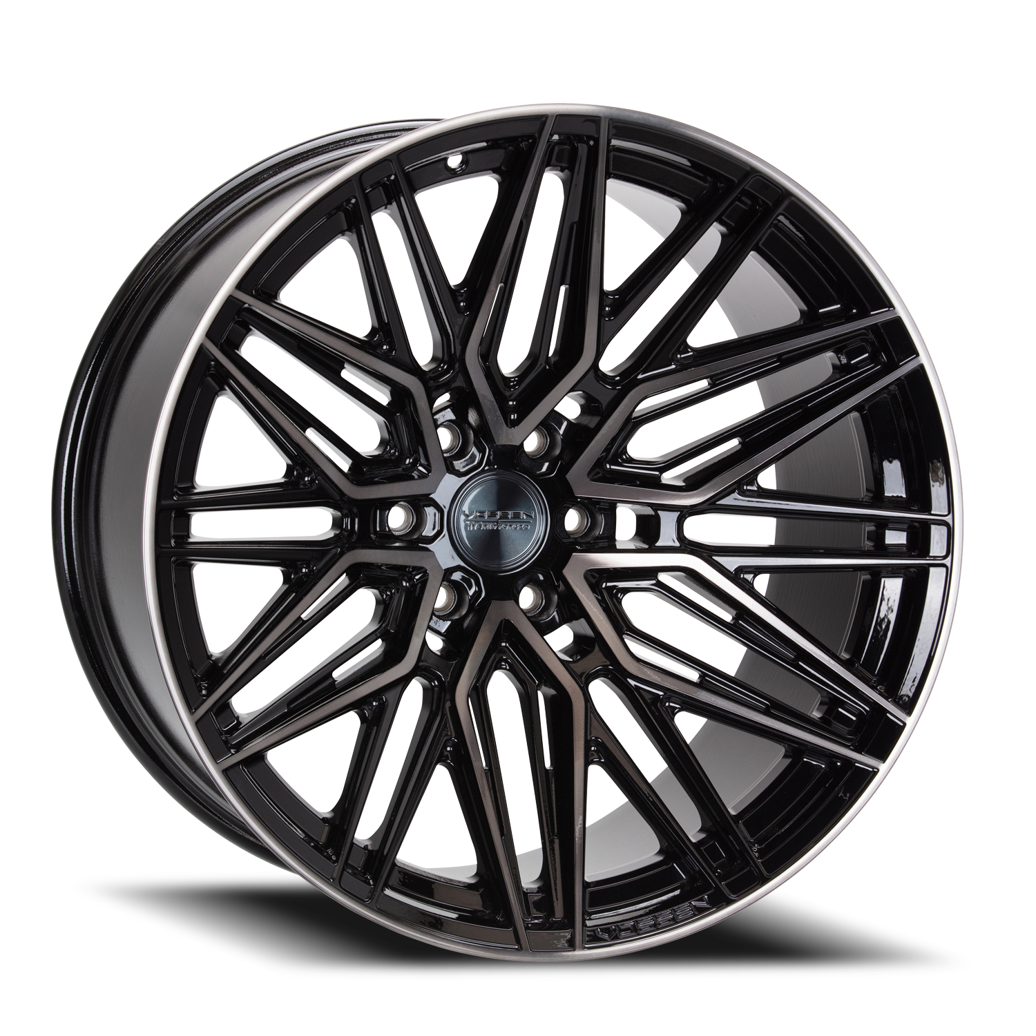 Vossen Wheels HF6-5 GBT 22x10 -18 6x139.7mm 106.1mm Gloss Black Tinted - Wheel Warehouse