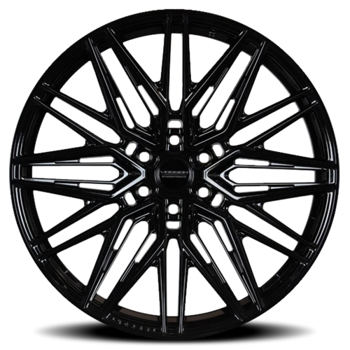Vossen HF6-5 22x9.5" 6x139.7mm 106.1mm CB +20mm Gloss Black