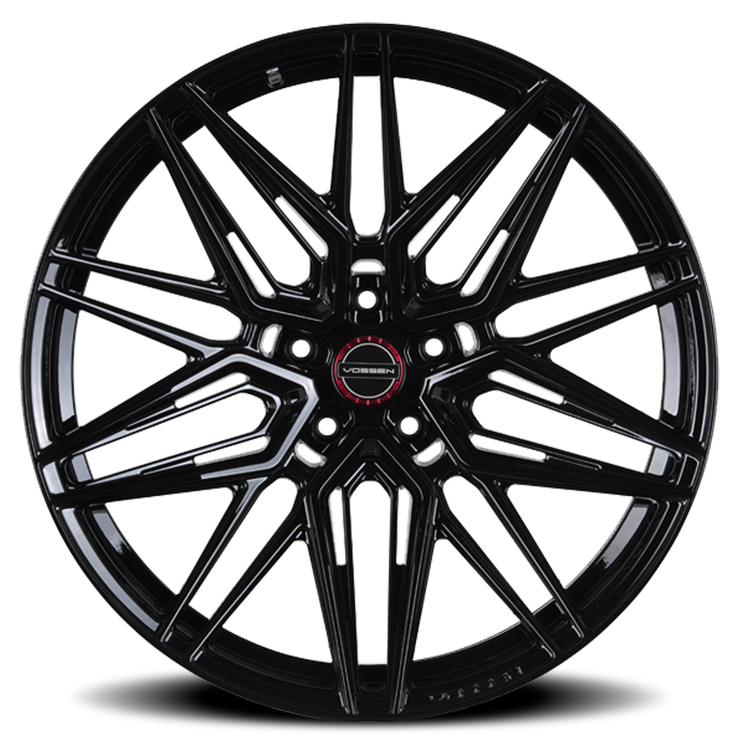 Vossen Wheels HF7 GB 22x11.5 +50 5x130mm 71.6mm Gloss Black - Wheel Warehouse
