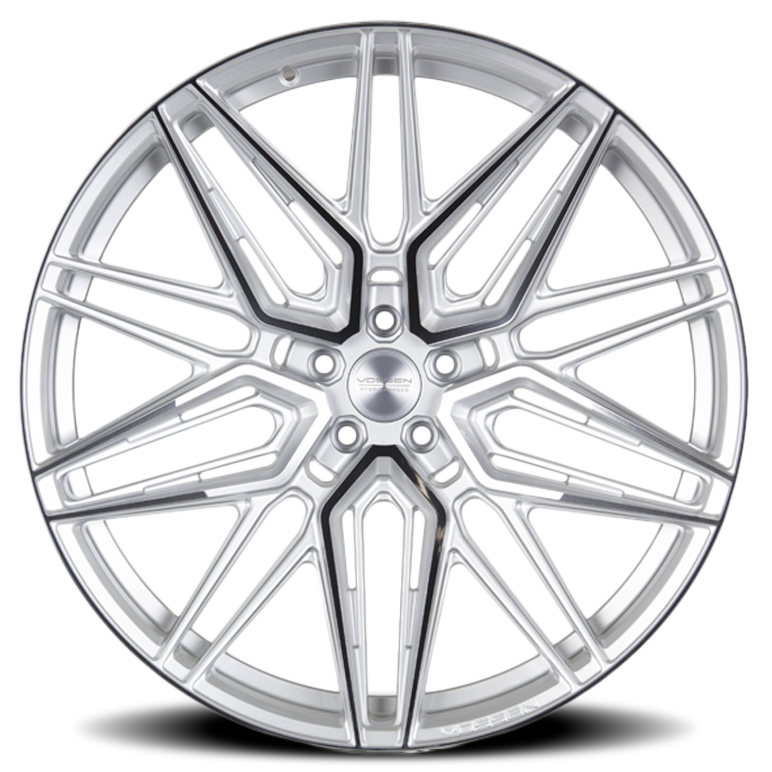 Vossen Wheels HF7 SP 20x10.5 +25 5x112mm 66.5mm Silver Polished - Wheel Warehouse
