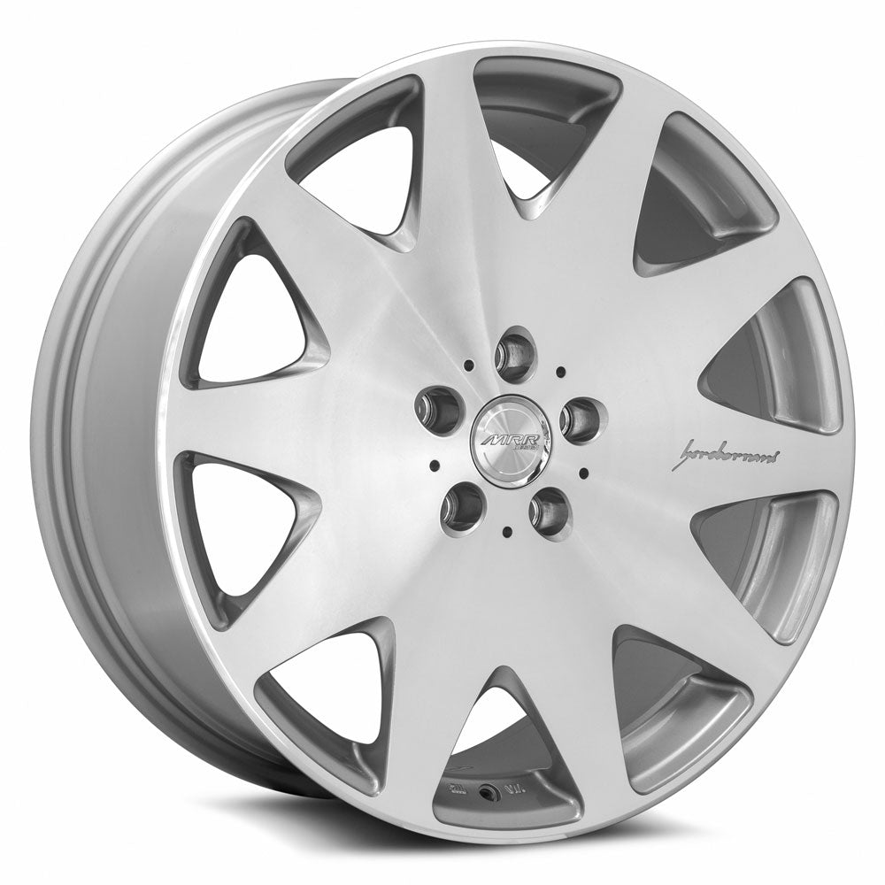 MRR HR3 20x8.5 35 5x112mm 73.1mm Silver Machined Face