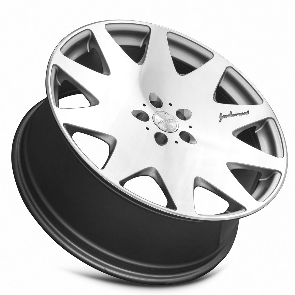MRR HR3 22x9 38 5x108mm 73.1mm Silver Machined Face