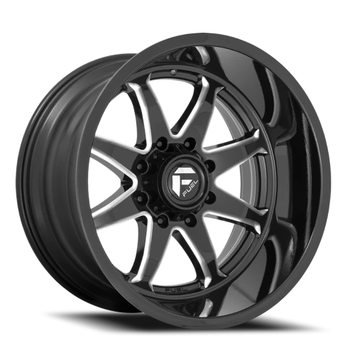 Fuel Hammer 22x10 -18 8x180mm 124.3mm Gloss Black Milled