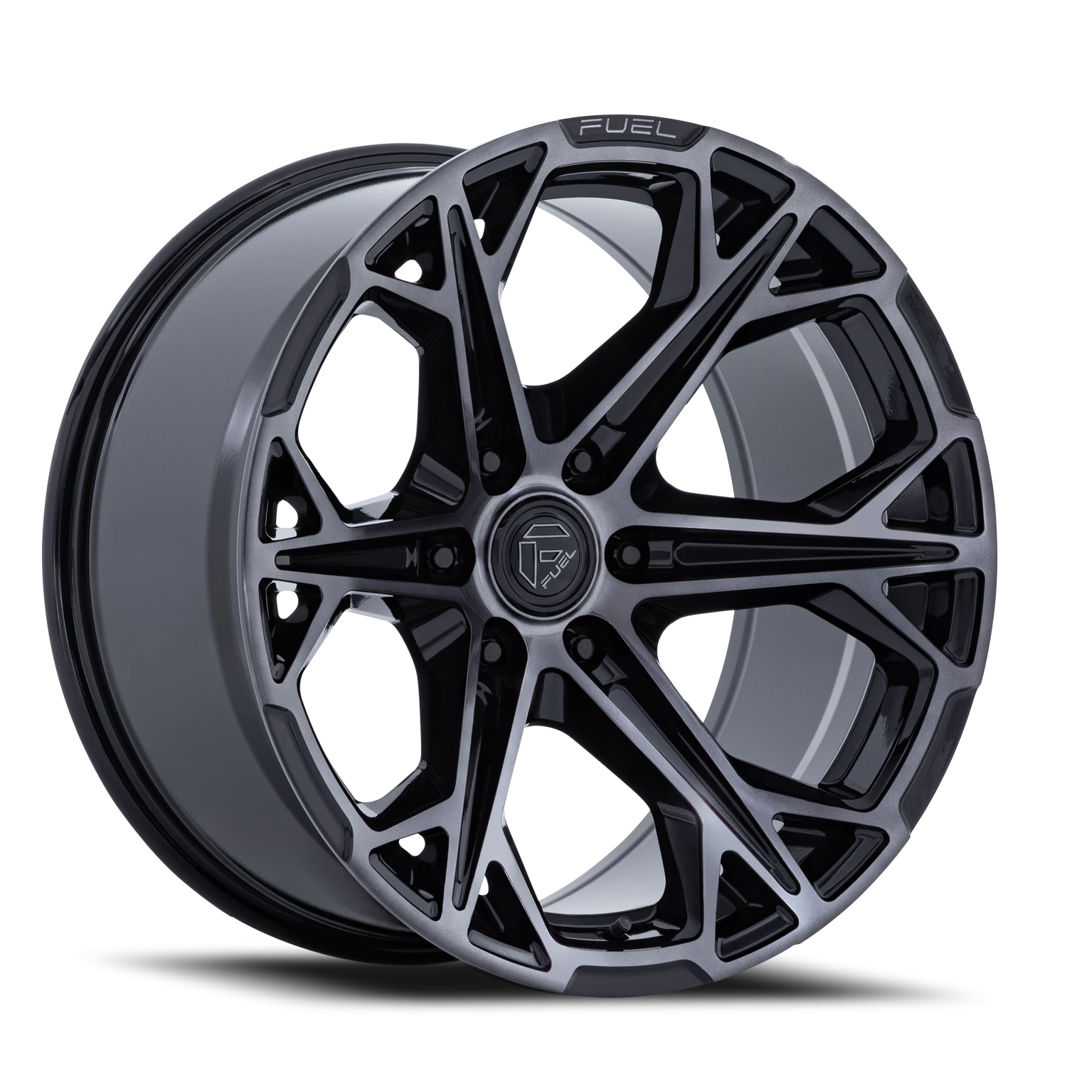 Fuel Hammerhead 20x9" 6x139.7mm 106.1mm CB +20mm Gloss Black Dark Tinted Clear