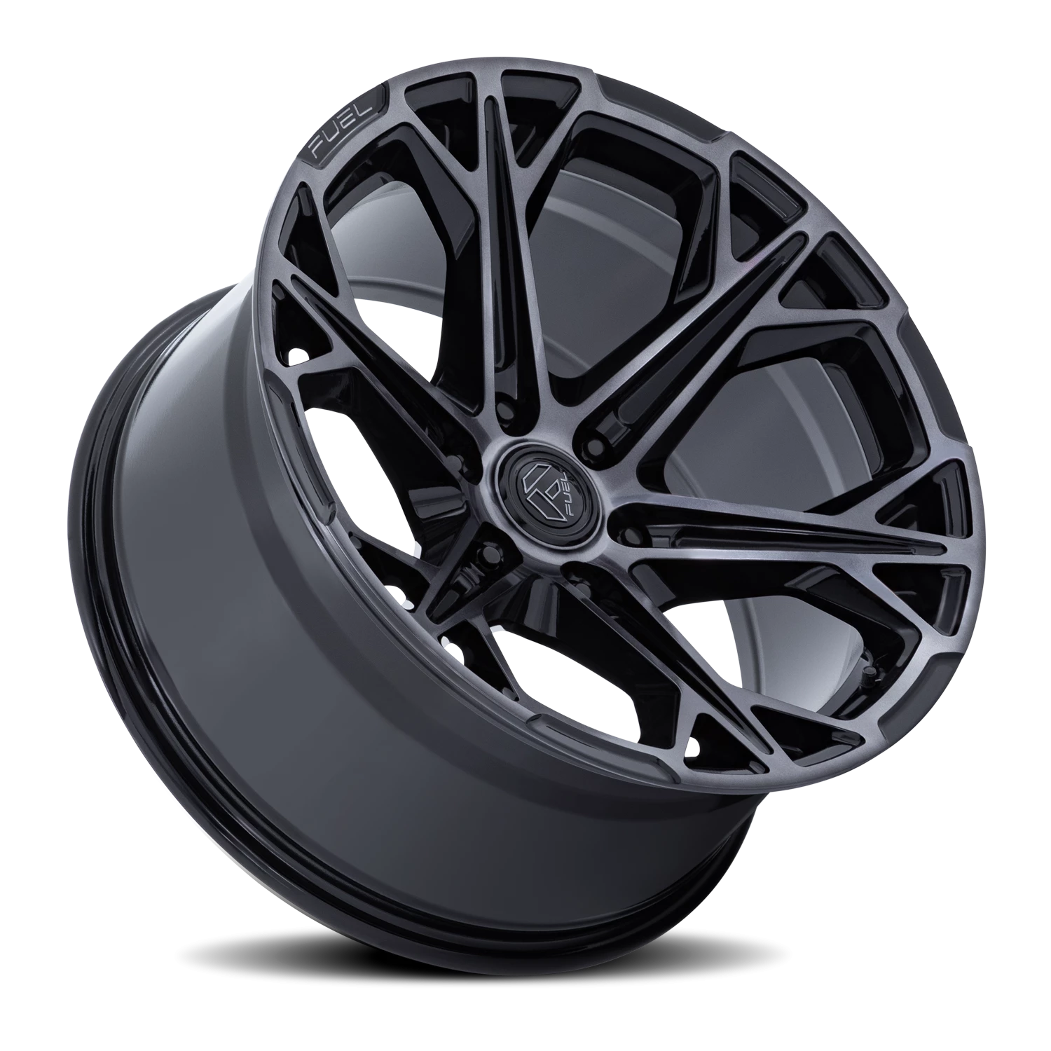 Fuel Hammerhead 20x9" 6x139.7mm 106.1mm CB +20mm Gloss Black Dark Tinted Clear