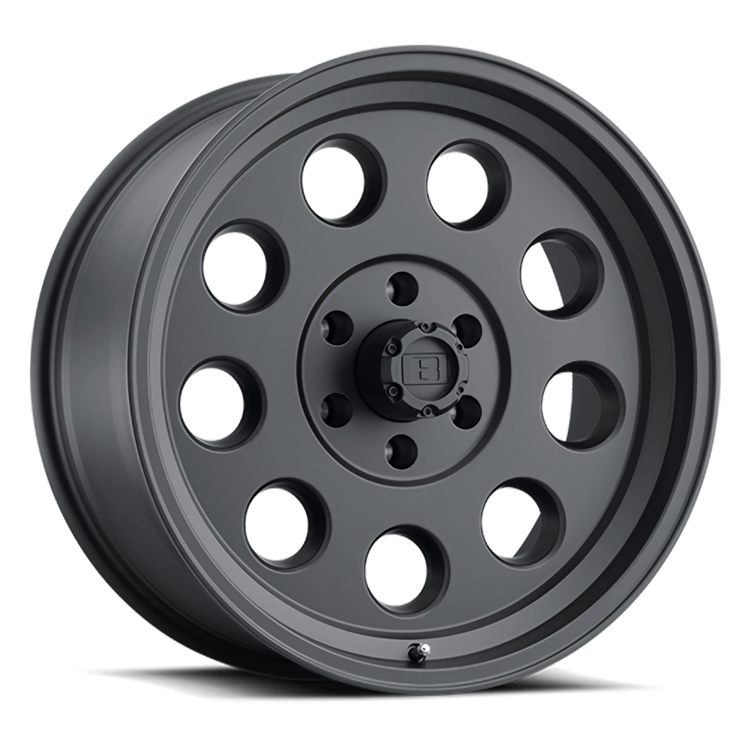 Level 8 Hauler MB 15x8 -30 5x127mm 71.6mm Matte Black