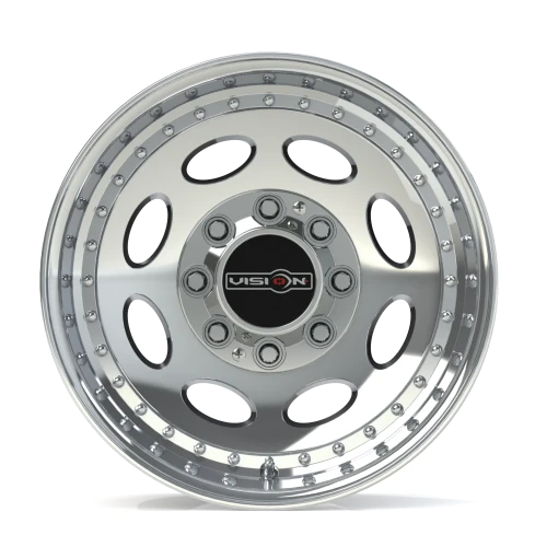 Vision 81A 20x7.5 +0 8x165.1mm 124.5mm Machined