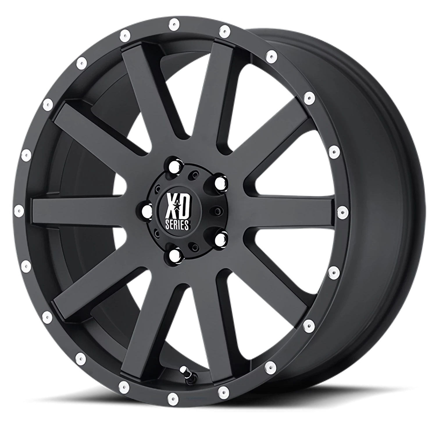 XD Series Heist 20x10" 5x127mm 78.3mm CB -24mm Satin Black