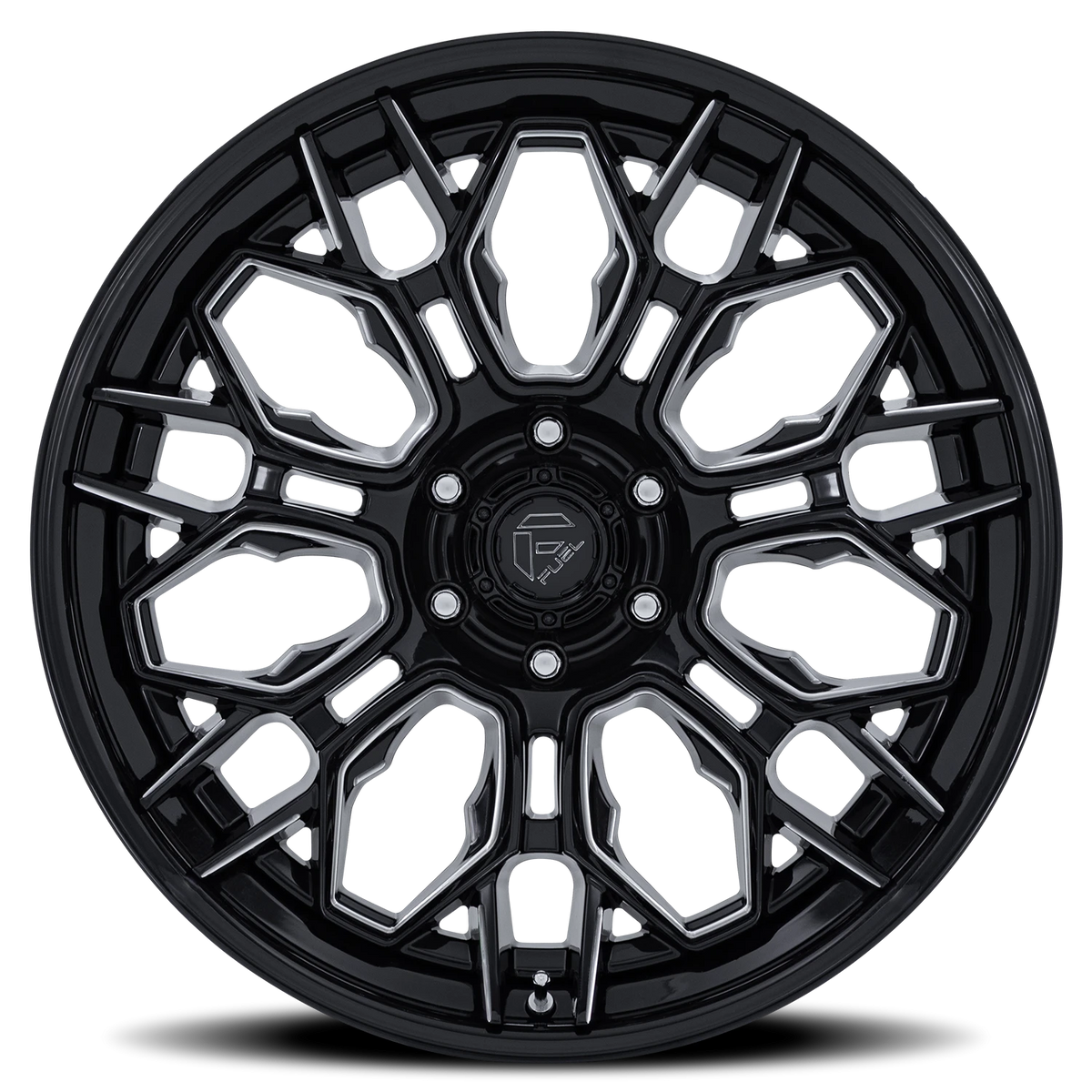 Fuel Hive 20x10 -18 6x139.7mm 106.1mm Gloss Black Milled