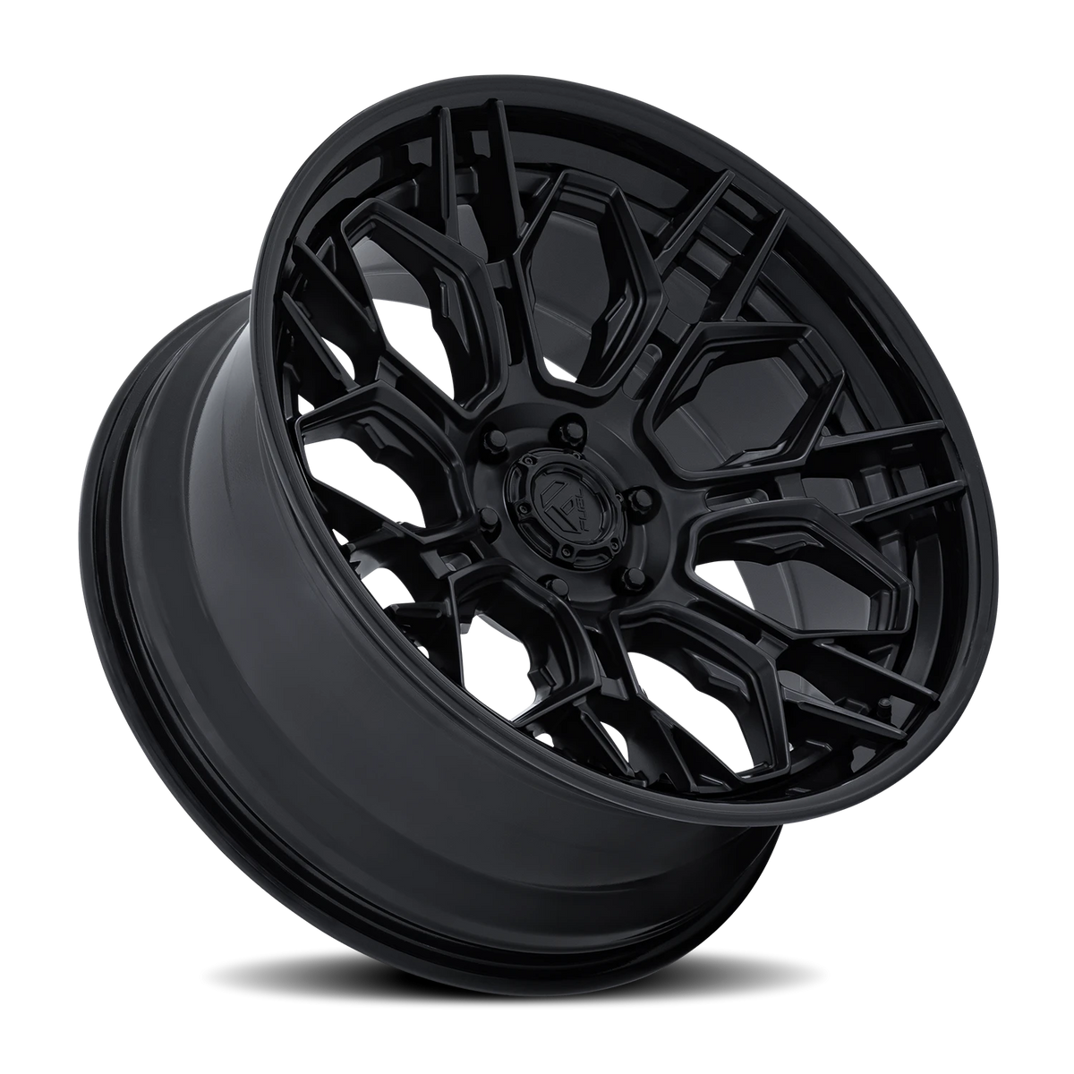 Fuel Hive 22x9.5 +20 6x139.7mm 106.1mm Matte Black Gloss Black Lip