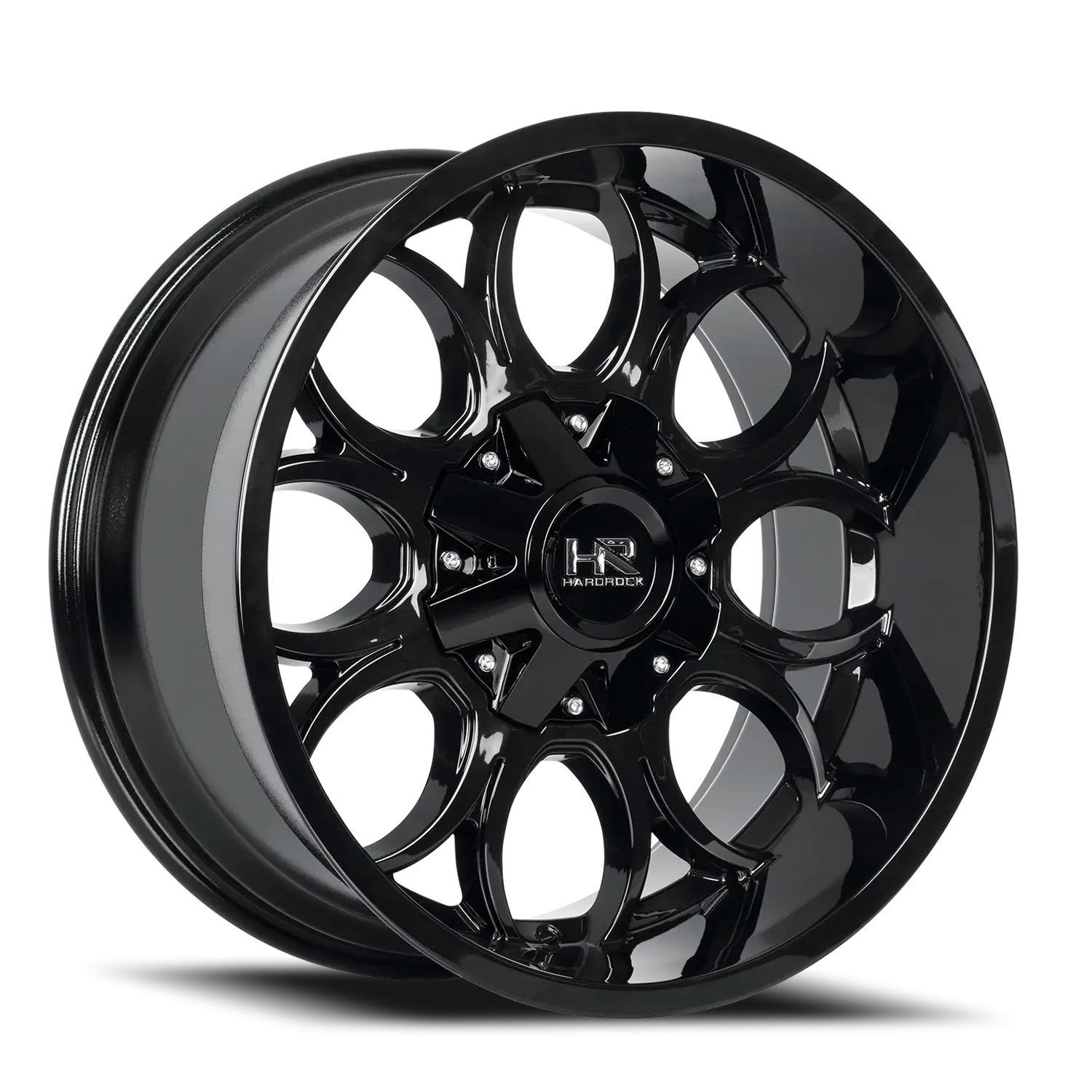 Hardrock Offroad Horseshoe H713 20x10" 5x127mm 127mm CB -19mm Gloss Black