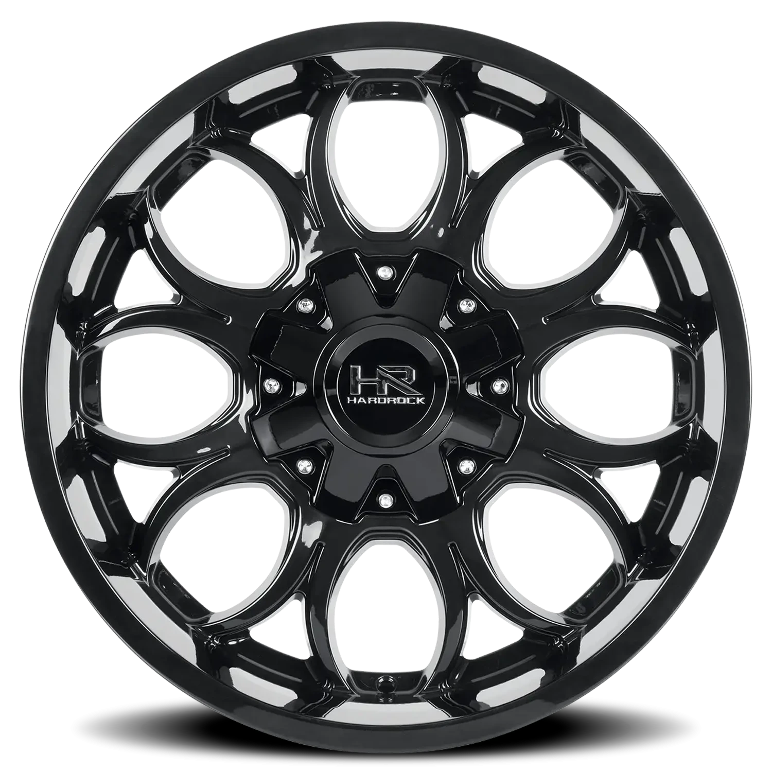 Hardrock Offroad Horseshoe H713 20x12" 8x170mm 170mm CB -51mm Gloss Black