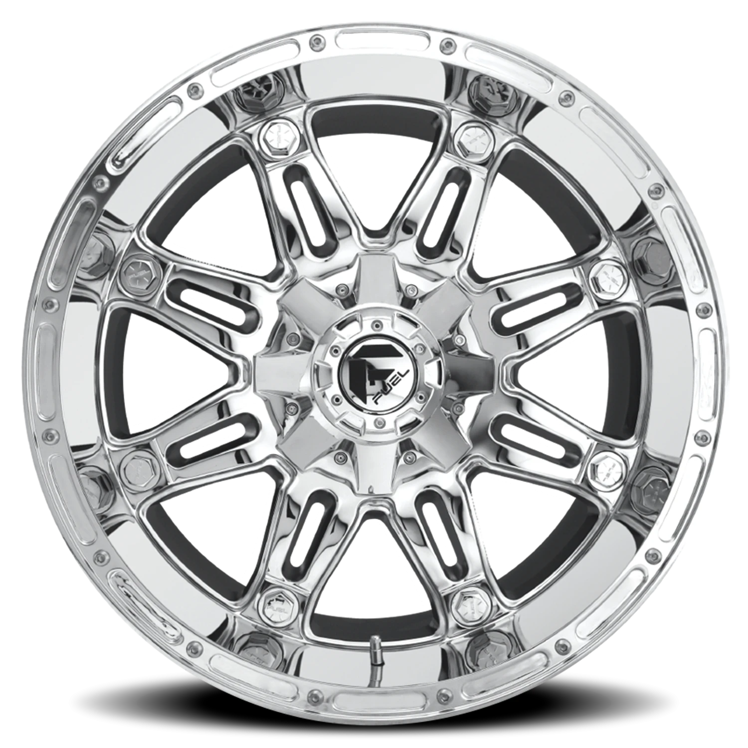 Fuel Hostage 18x9" 8x165.1mm 125.2mm CB +1mm Chrome