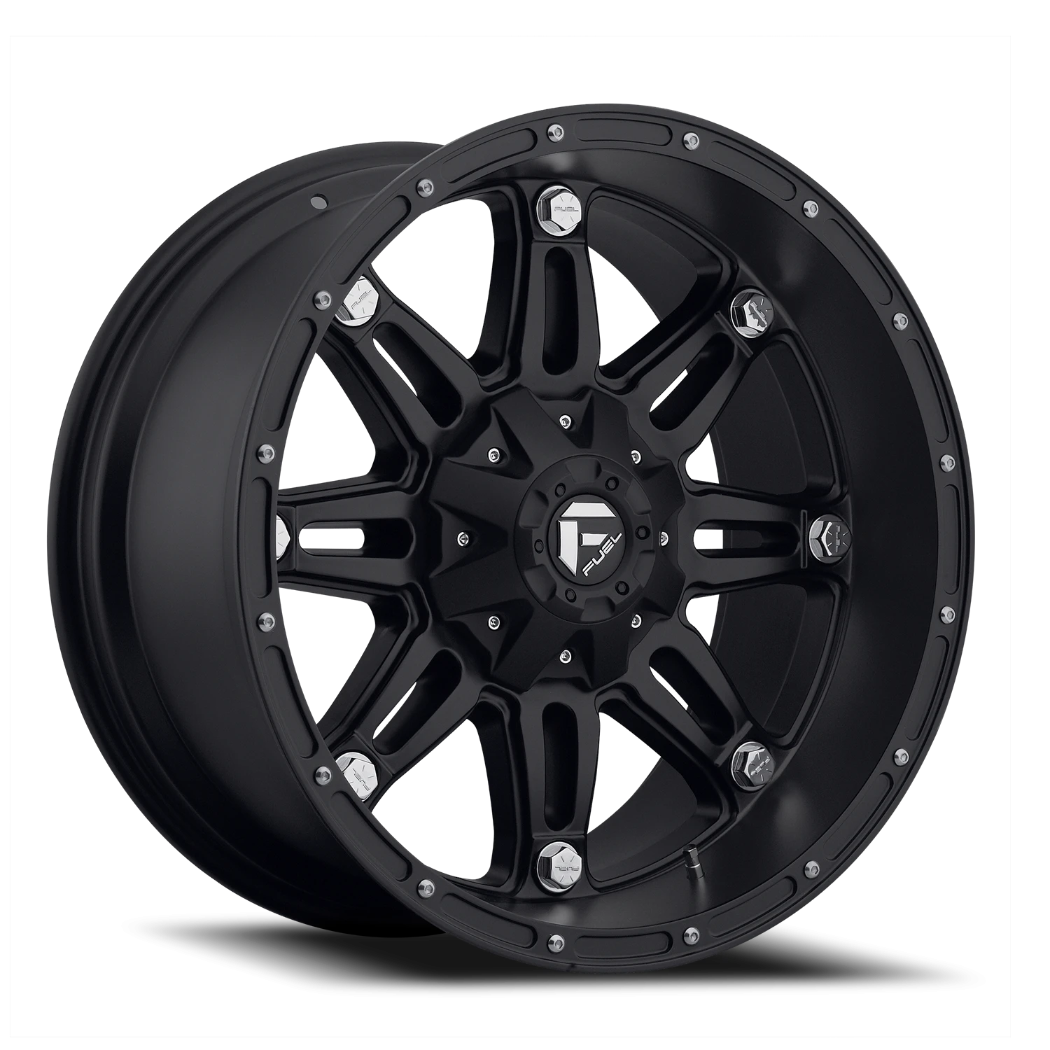 Fuel Hostage 17x9" 5x114.3mm 78.1mm CB -12mm Matte Black
