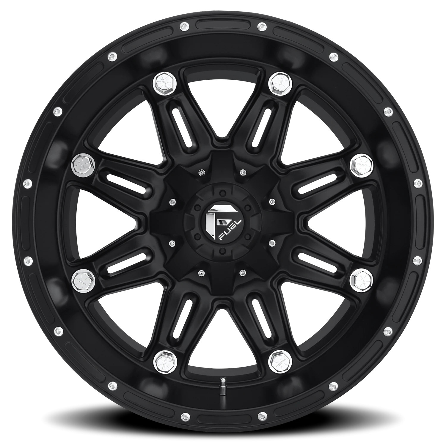 Fuel Hostage 17x9" 5x114.3mm 78.1mm CB -12mm Matte Black