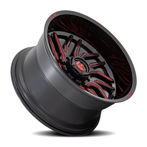 Fuel Hurricane 20x10 -18 8x170mm 125.1mm Gloss Black Red Milled