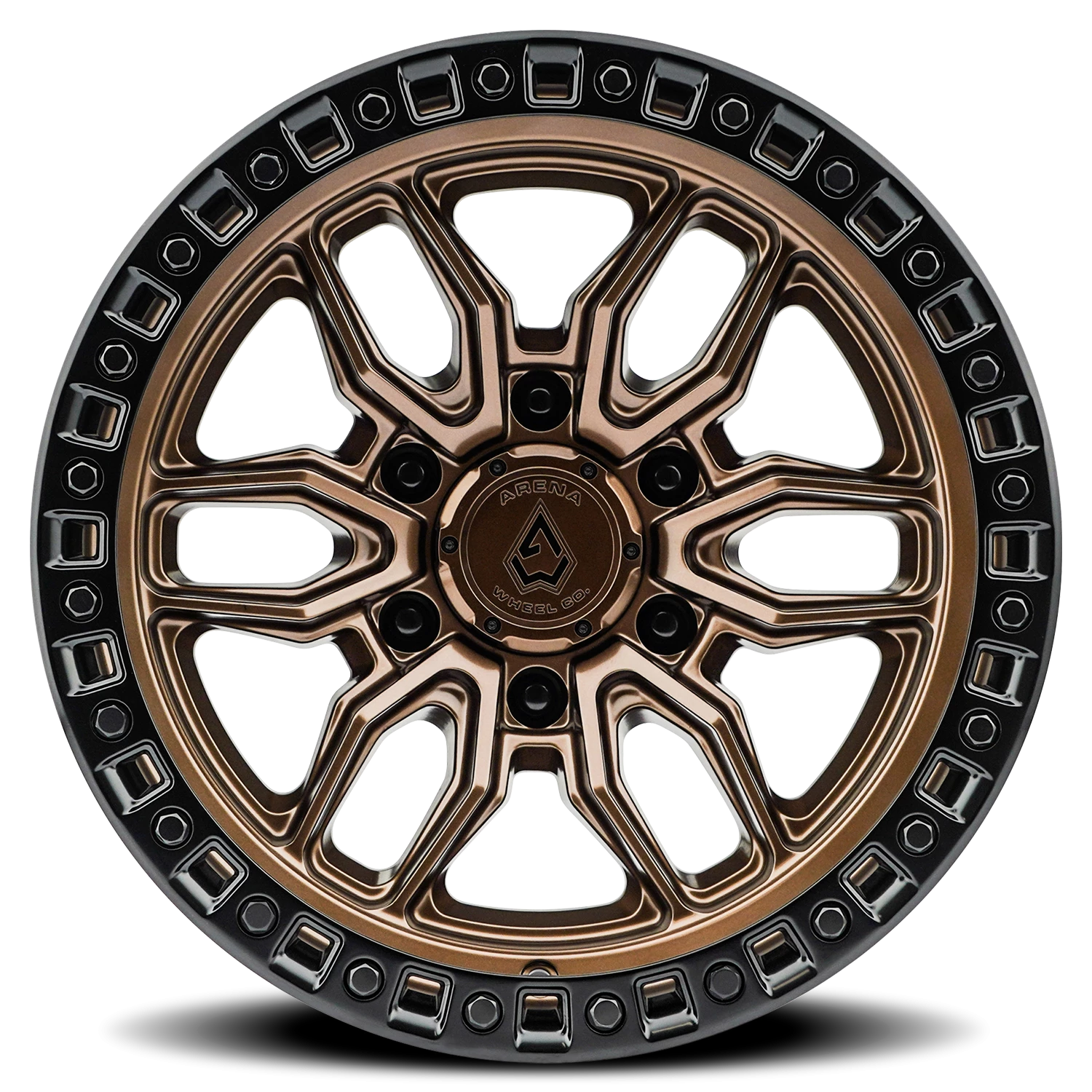 Arena Hustle 17x9" 5x127mm 71.5mm CB 0mm Smoked Bronze Satin Black Lip