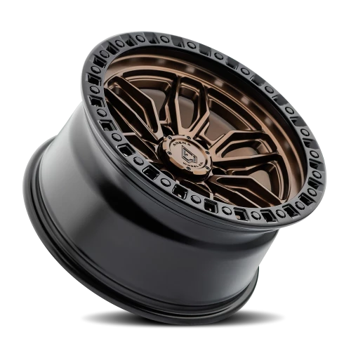 Arena Hustle 17x8.5" 6x139.7mm 106.1mm CB +25mm Smoked Bronze Satin Black Lip