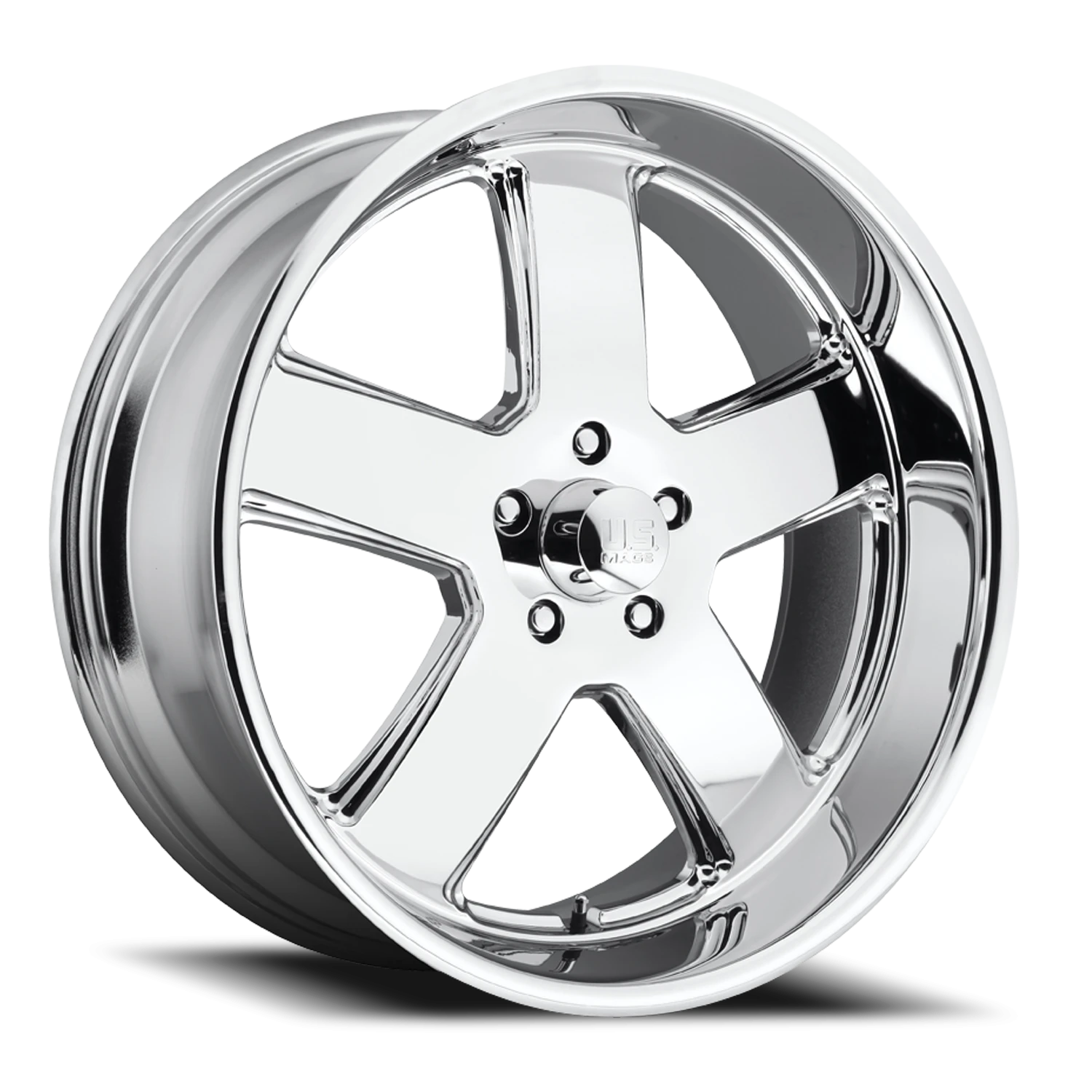 US Mags Hustler 20x9.5" 5x127mm 78.1mm CB +1mm Chrome