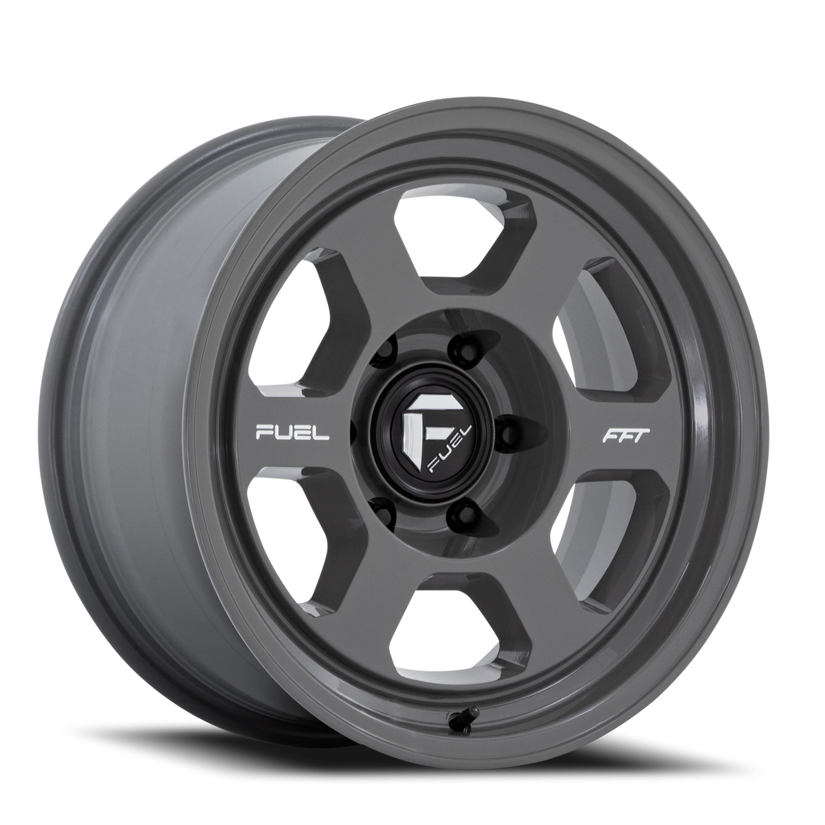 Fuel Hype 18x8.5 -10 6x135mm 87.1mm Battleship Gray