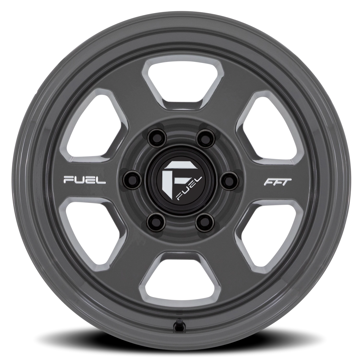 Fuel Hype 17x8.5" 6x139.7mm 106.1mm CB -10mm Battleship Gray