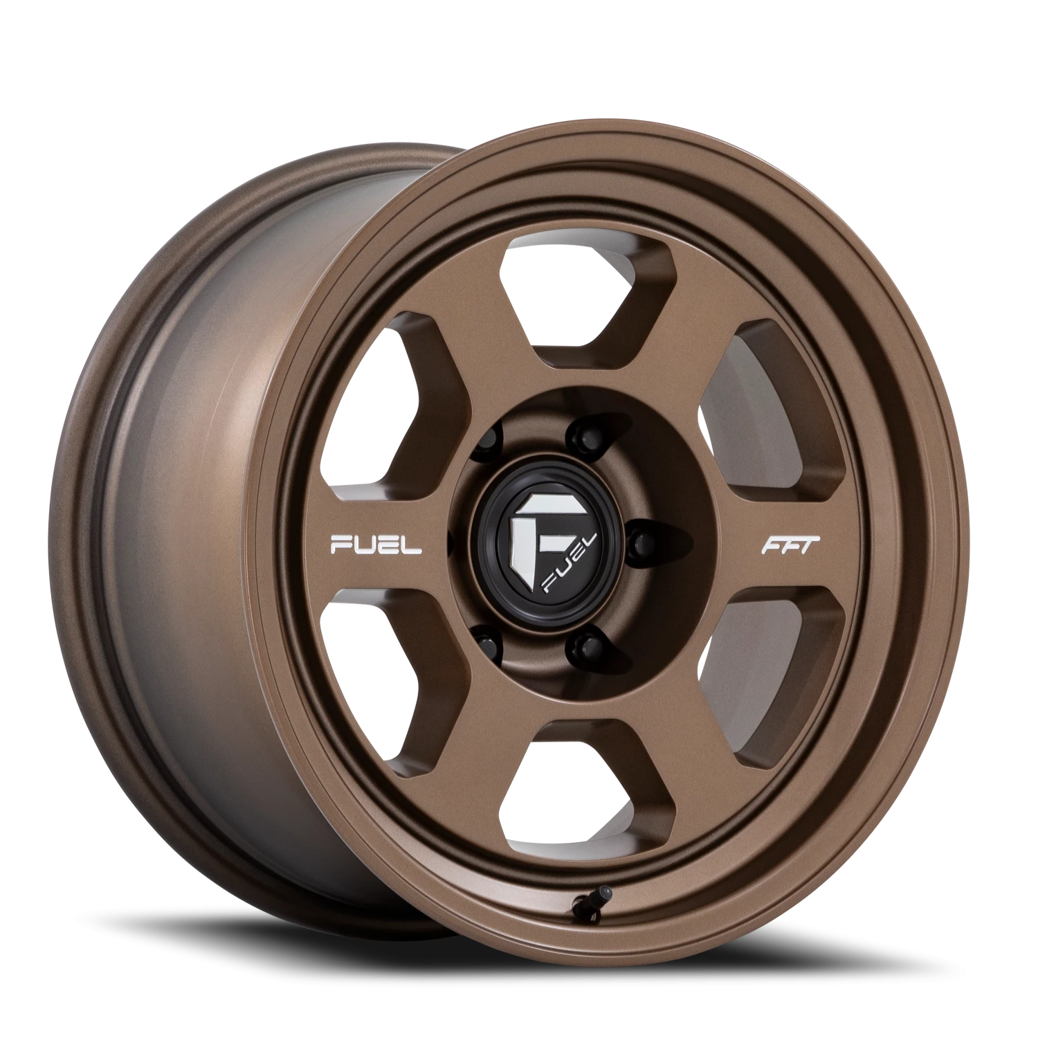Fuel Hype 17x8.5" 6x139.7mm 106.1mm CB +10mm Matte Bronze