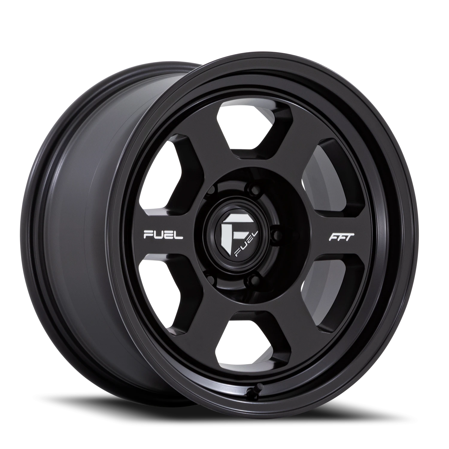 Fuel Hype 17x8.5" 6x139.7mm 106.1mm CB +10mm Matte Black