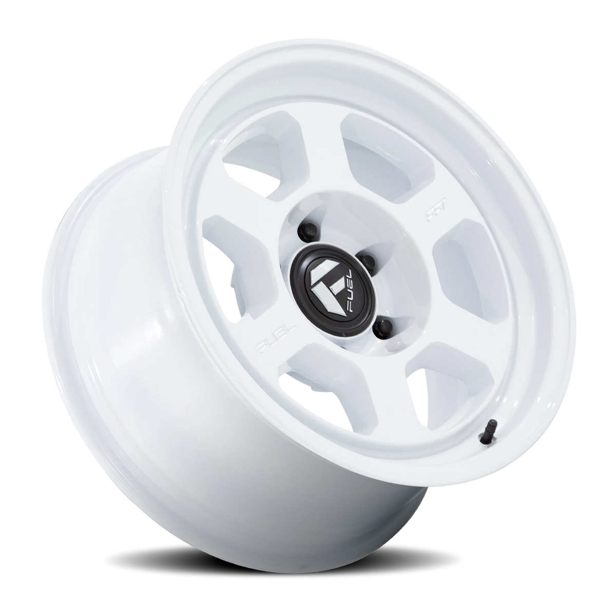 Fuel Hype 18x8.5 -10 6x114.3mm 66.06mm Gloss White