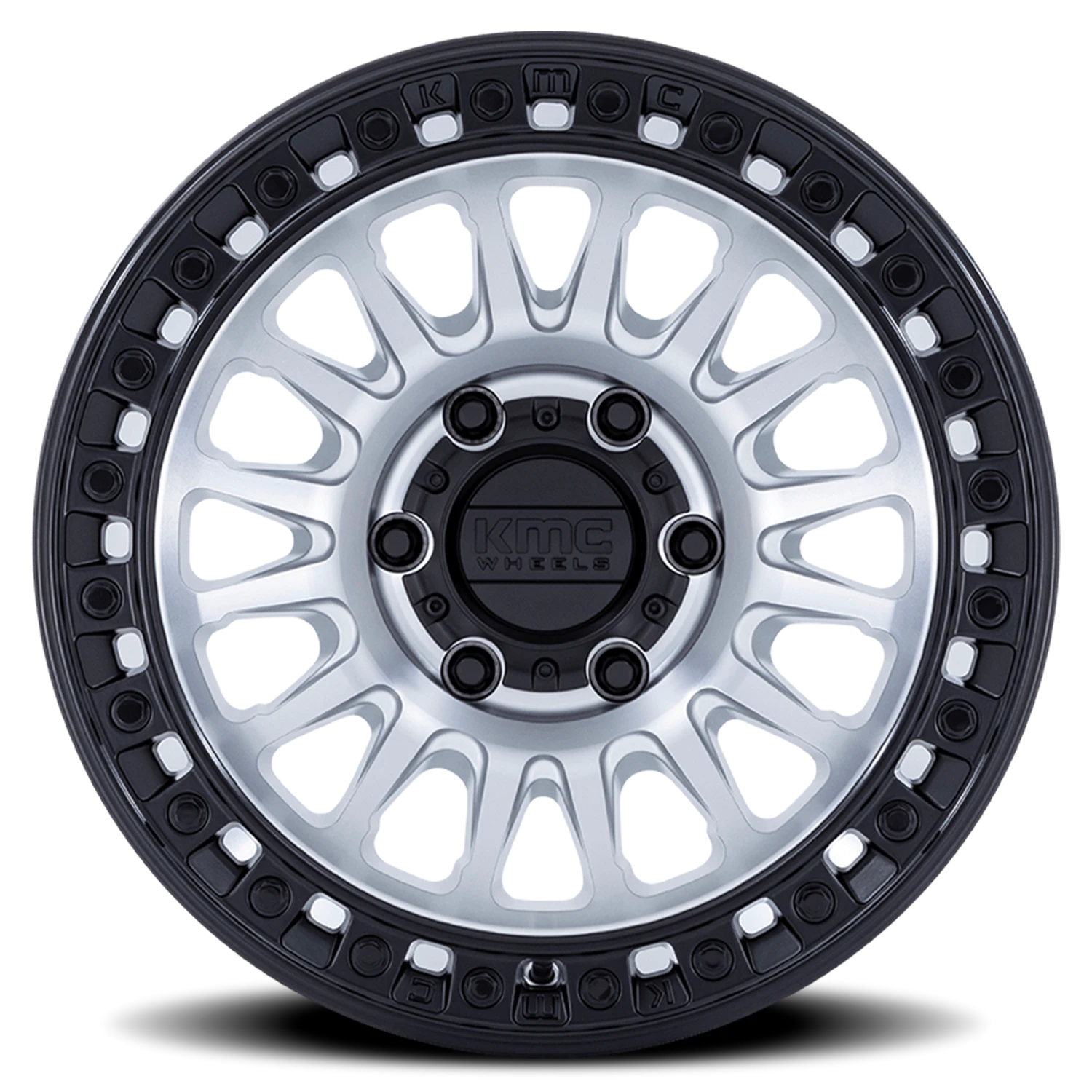 KMC IMS KM552 DB 18x9 +18 5x127mm 71.5mm Machined Matte Black Lip