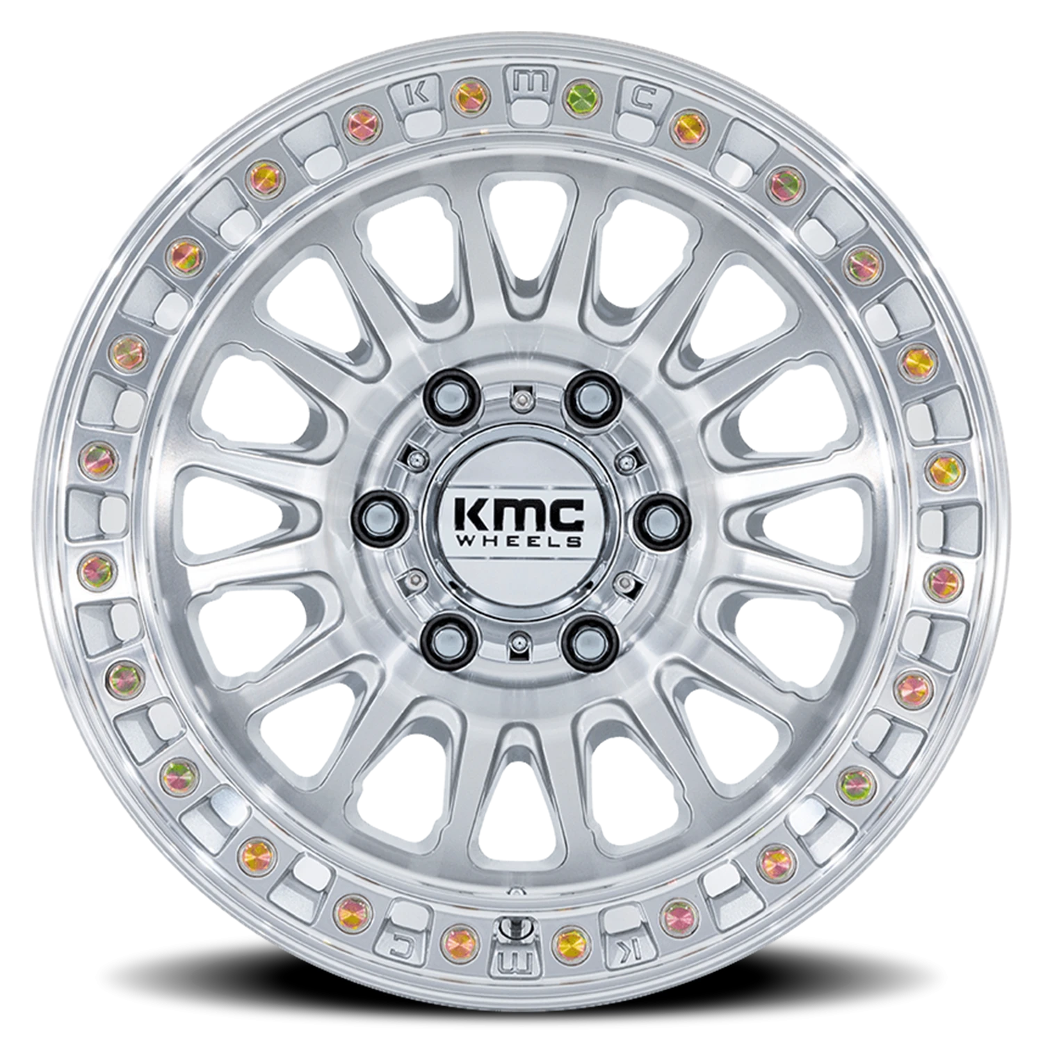 KMC IMS KM552 SD 20x9 +0 6x139.7mm 106.1mm Gloss Silver Machined Face