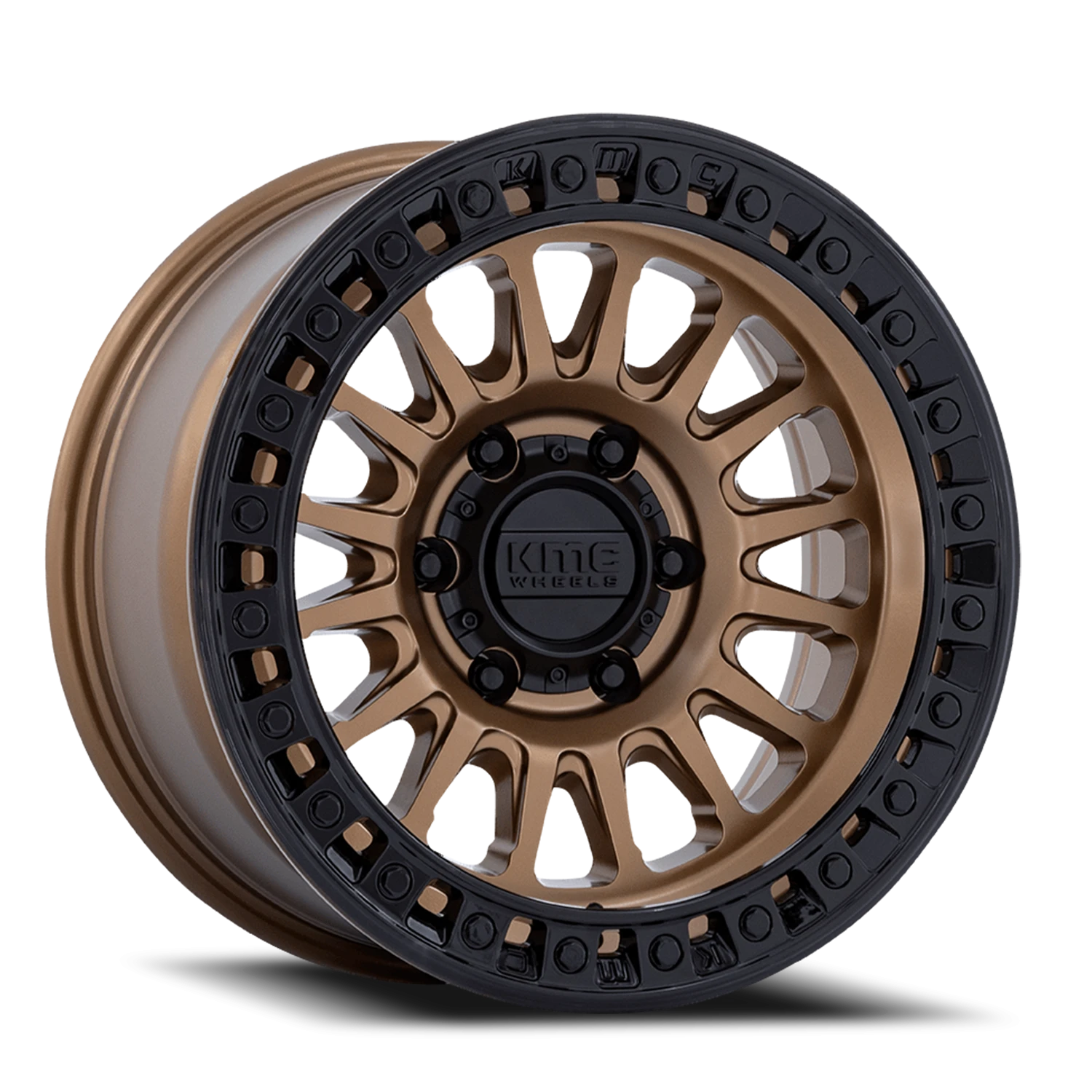 KMC IMS 20x9" 6x139.7mm 106.1mm CB +18mm Matte Bronze Gloss Black Lip
