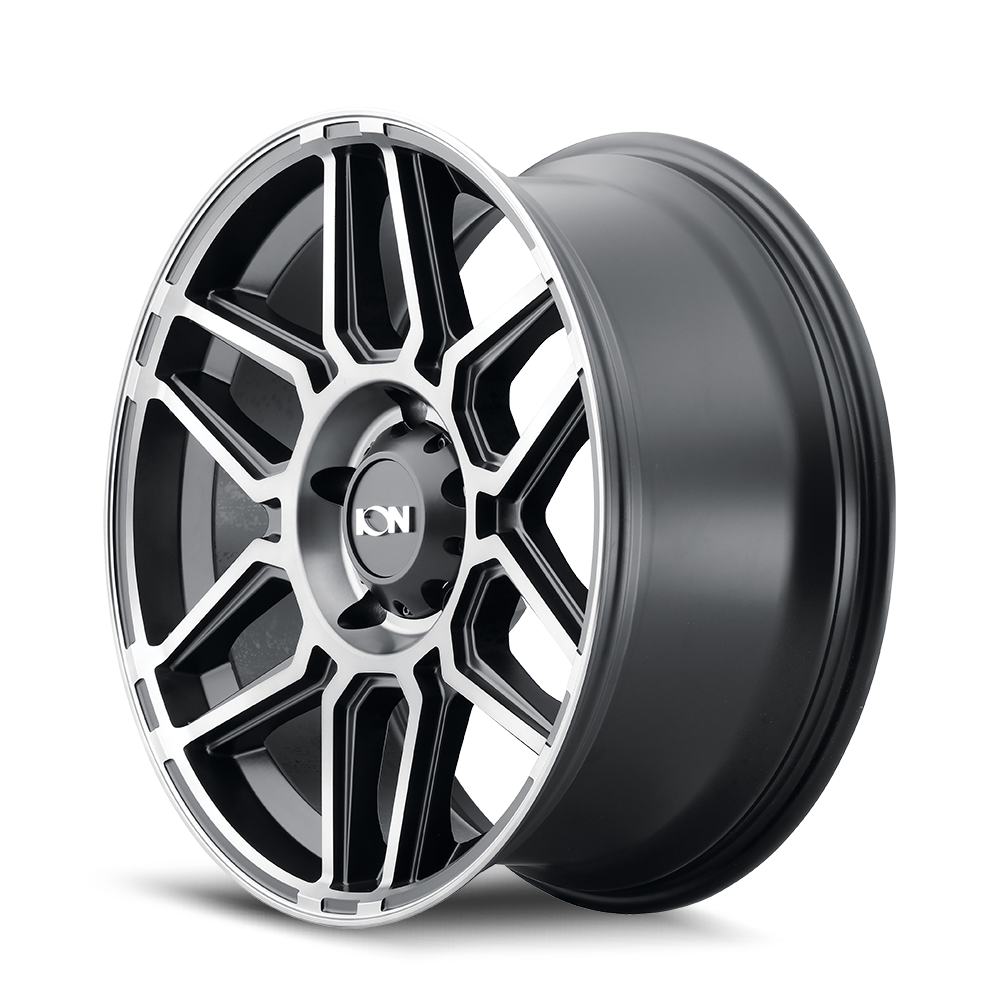 Ion 146 Matte Black Machined With Dark 20x10 5x127 x19mm 78.1mm