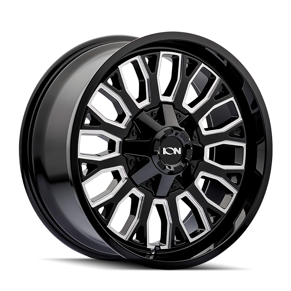 Ion 152 Gloss Black Milled 20x9 8x165.1 0mm 125.2mm
