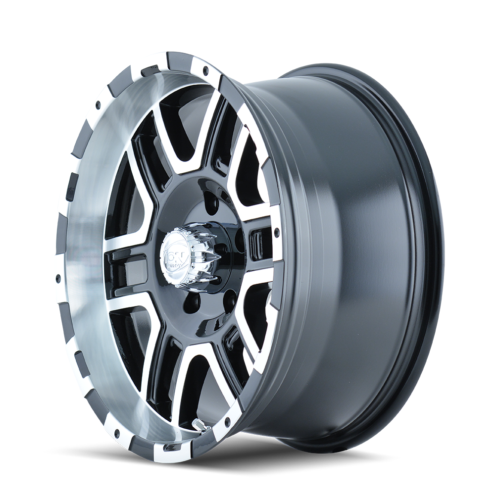 Ion 179 Satin Black Machined 17x8 5x135 10mm 87mm