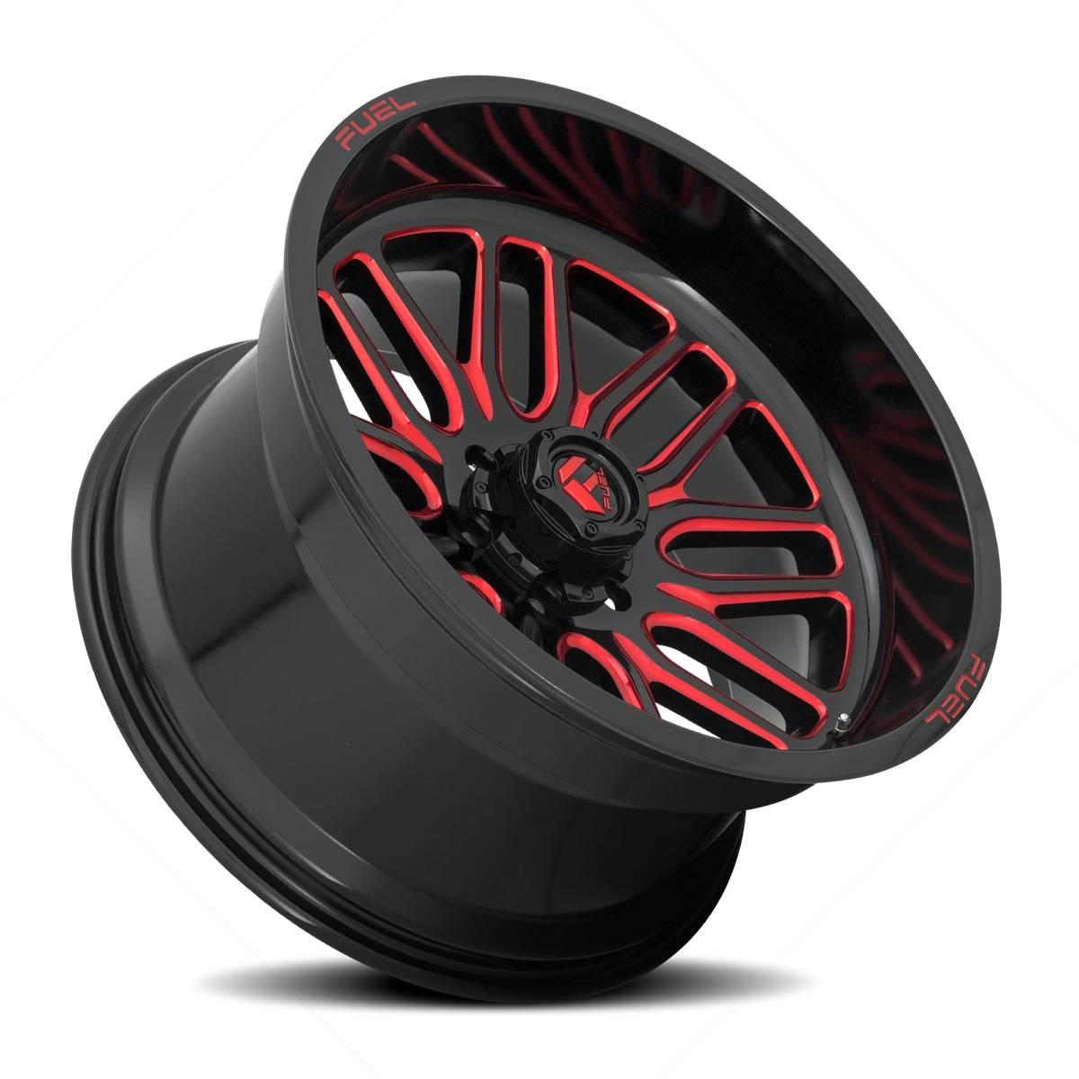 Fuel Ignite 20x9 +1 5x127mm 71.5mm Gloss Black Red Tinted Clear