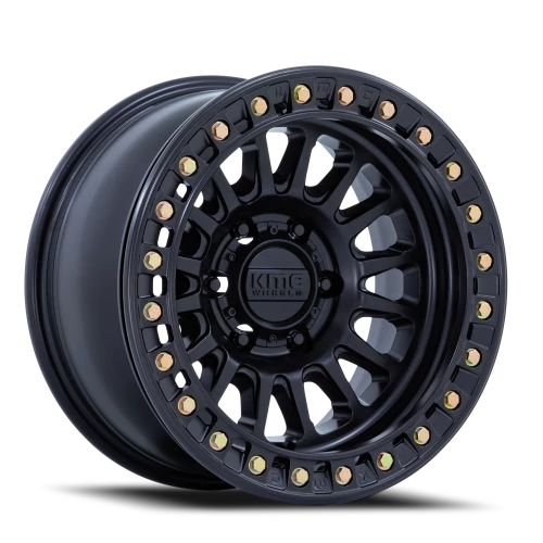 KMC Impact Beadlock 17x9" 6x135mm 87.1mm CB +1mm Matte Black