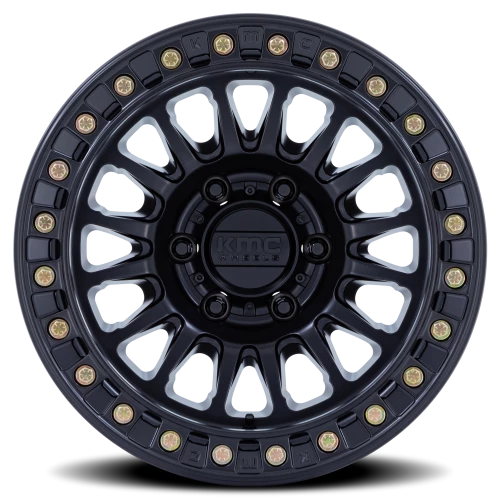 KMC Impact Beadlock 17x9" 6x135mm 87.1mm CB +1mm Matte Black