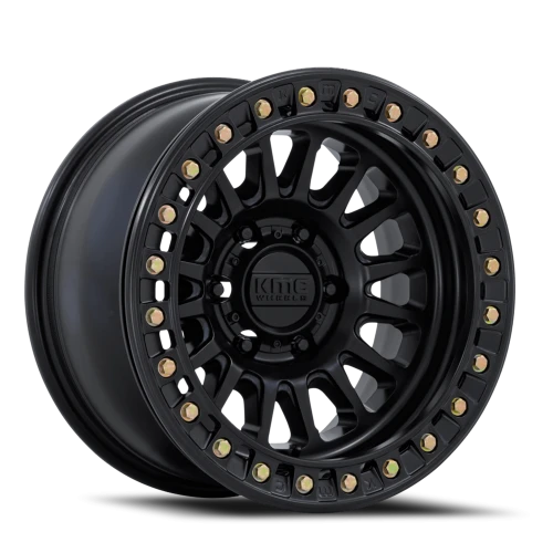 KMC Impact Beadlock 17x9 +25 6x135mm 87.1mm Matte Black